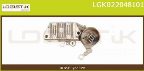 LGK LGK022048101 - Voltage regulator, alternator autospares.lv