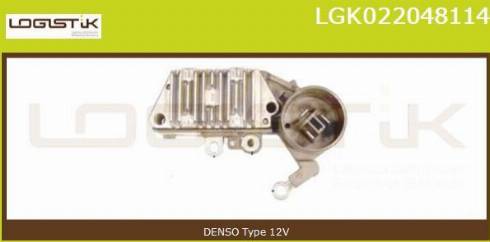 LGK LGK022048114 - Voltage regulator, alternator autospares.lv