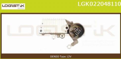 LGK LGK022048110 - Voltage regulator, alternator autospares.lv