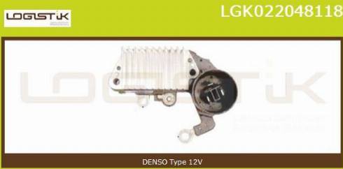 LGK LGK022048118 - Voltage regulator, alternator autospares.lv