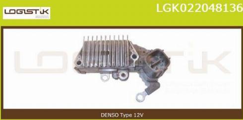 LGK LGK022048136 - Voltage regulator, alternator autospares.lv