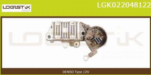 LGK LGK022048122 - Voltage regulator, alternator autospares.lv