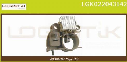 LGK LGK022043142 - Voltage regulator, alternator autospares.lv
