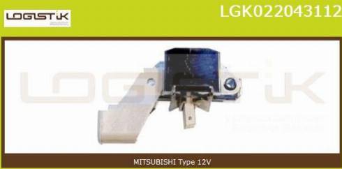 LGK LGK022043112 - Voltage regulator, alternator autospares.lv