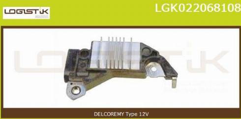 LGK LGK022068108 - Voltage regulator, alternator autospares.lv