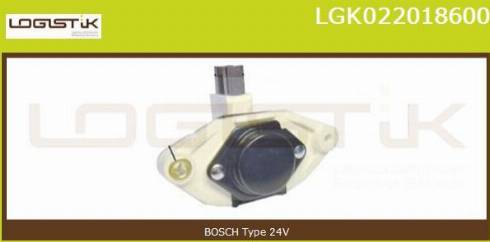 LGK LGK022018600 - Voltage regulator, alternator autospares.lv