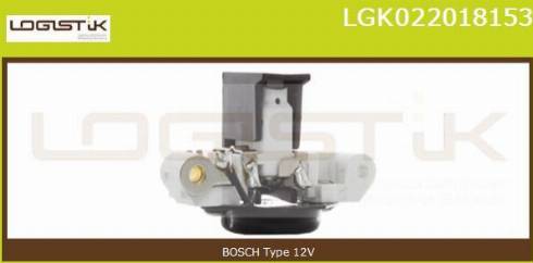 LGK LGK022018153 - Voltage regulator, alternator autospares.lv