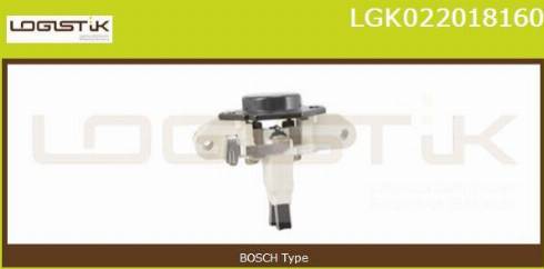 LGK LGK022018160 - Voltage regulator, alternator autospares.lv