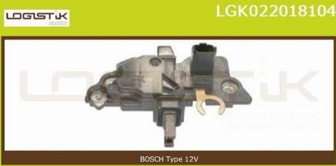 LGK LGK022018104 - Voltage regulator, alternator autospares.lv