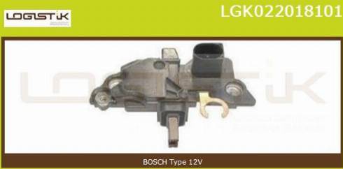 LGK LGK022018101 - Voltage regulator, alternator autospares.lv