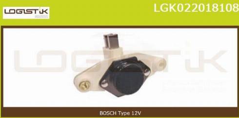 LGK LGK022018108 - Voltage regulator, alternator autospares.lv