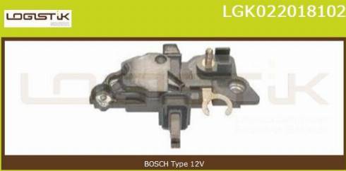 LGK LGK022018102 - Voltage regulator, alternator autospares.lv