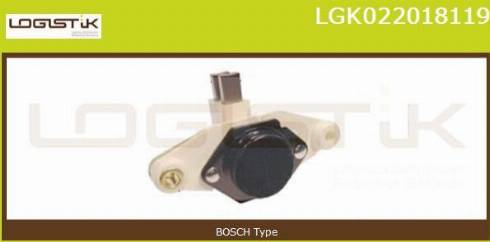 LGK LGK022018119 - Voltage regulator, alternator autospares.lv