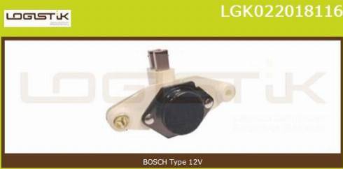 LGK LGK022018116 - Voltage regulator, alternator autospares.lv