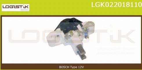 LGK LGK022018110 - Voltage regulator, alternator autospares.lv