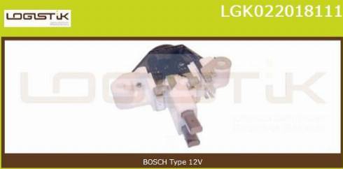 LGK LGK022018111 - Voltage regulator, alternator autospares.lv