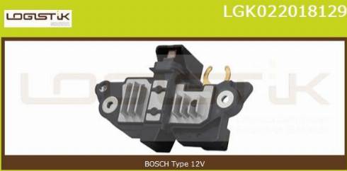 LGK LGK022018129 - Voltage regulator, alternator autospares.lv