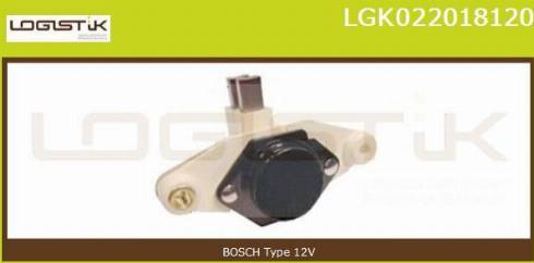 LGK LGK022018120 - Voltage regulator, alternator autospares.lv