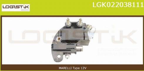 LGK LGK022038111 - Voltage regulator, alternator autospares.lv