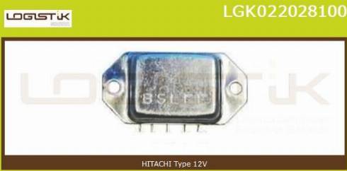 LGK LGK022028100 - Voltage regulator, alternator autospares.lv