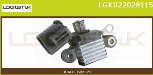 LGK LGK022028115 - Voltage regulator, alternator autospares.lv