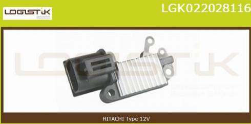 LGK LGK022028116 - Voltage regulator, alternator autospares.lv