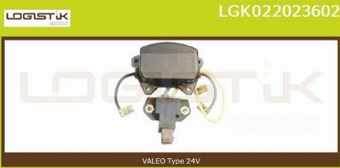 LGK LGK022023602 - Voltage regulator, alternator autospares.lv