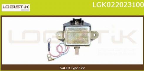 LGK LGK022023100 - Voltage regulator, alternator autospares.lv