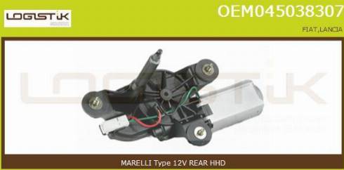 LGK OEM045038307 - Wiper Motor autospares.lv