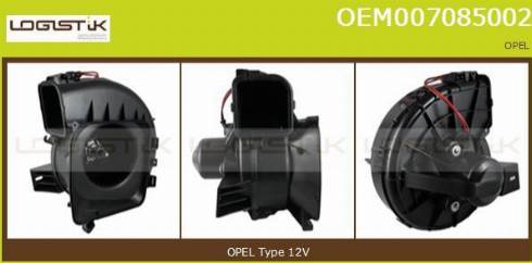LGK OEM007085002 - Interior Blower autospares.lv