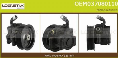 LGK OEM037080110 - Hydraulic Pump, steering system autospares.lv