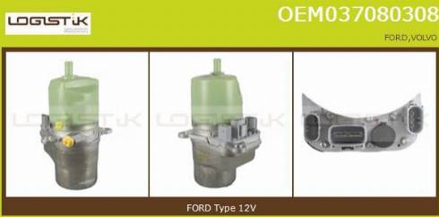 LGK OEM037080308 - Hydraulic Pump, steering system autospares.lv