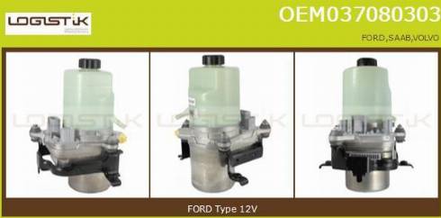 LGK OEM037080303 - Hydraulic Pump, steering system autospares.lv