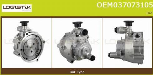 LGK OEM037073105 - Hydraulic Pump, steering system autospares.lv