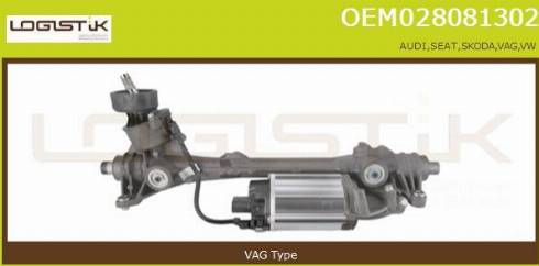 LGK OEM028081302 - Steering Gear autospares.lv