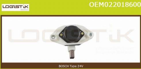 LGK OEM022018600 - Voltage regulator, alternator autospares.lv