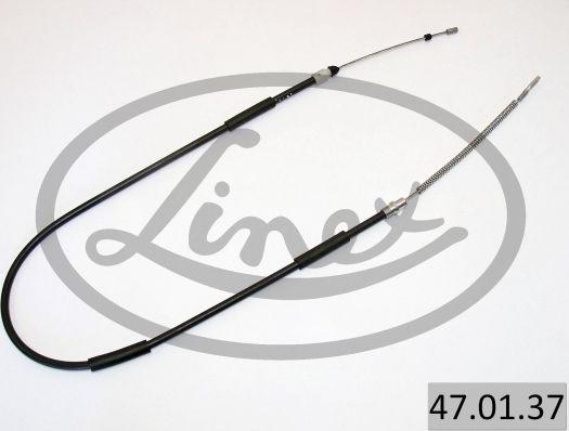 Linex 47.01.37 - Cable, parking brake autospares.lv