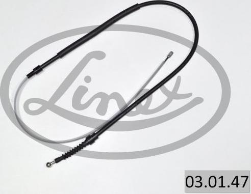 Linex 03.01.47 - Cable, parking brake autospares.lv