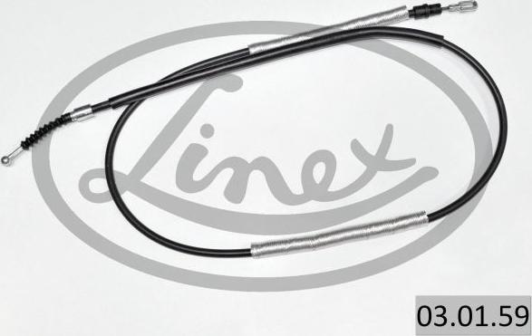 Linex 03.01.59 - Cable, parking brake autospares.lv