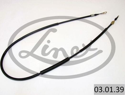 Linex 03.01.39 - Cable, parking brake autospares.lv