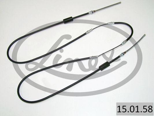 Linex 15.01.58 - Cable, parking brake autospares.lv