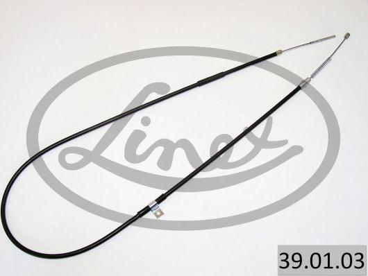 Linex 39.01.03 - Cable, parking brake autospares.lv