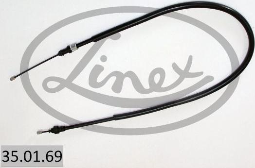 Linex 35.01.69 - Cable, parking brake autospares.lv