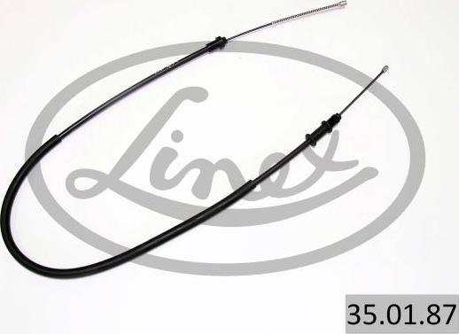 Linex 35.01.87 - Cable, parking brake autospares.lv