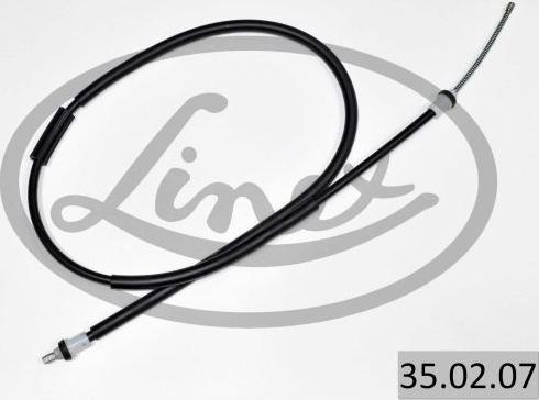 Linex 35.02.07 - Cable, parking brake autospares.lv