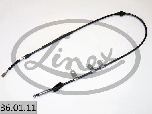 Linex 36.01.11 - Cable, parking brake autospares.lv