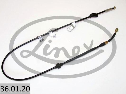 Linex 36.01.20 - Cable, parking brake autospares.lv