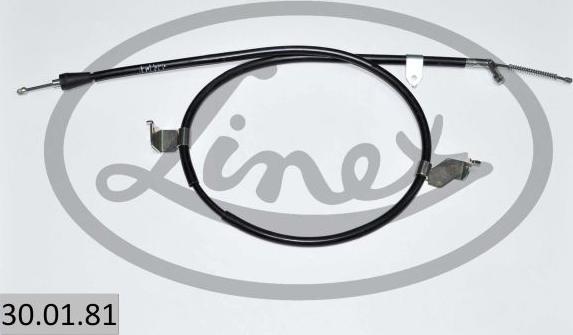 Linex 30.01.81 - Cable, parking brake autospares.lv