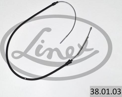 Linex 38.01.03 - Cable, parking brake autospares.lv