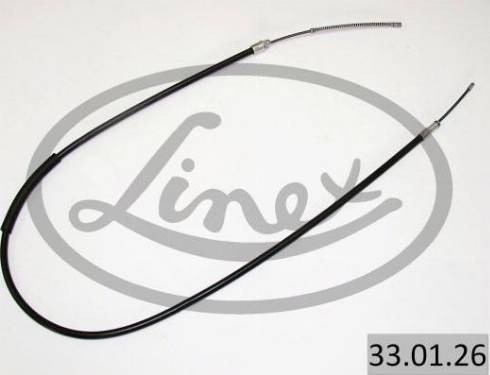 Linex 33.01.26 - Cable, parking brake autospares.lv